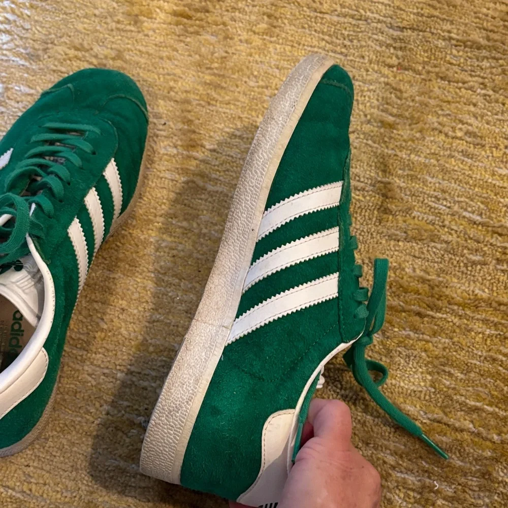 Adidas Classic Green and White Trainers Gazelle - Picture 4 of 8